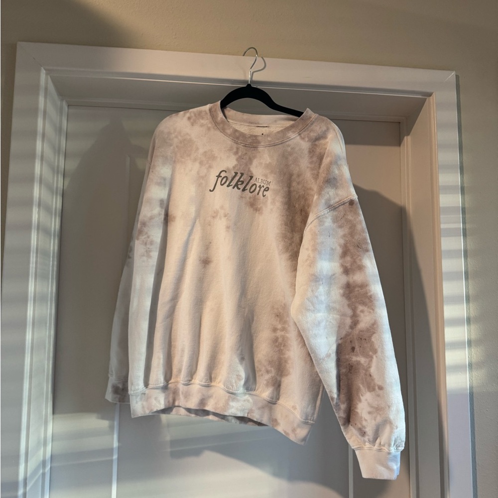 Taylor Swift Folklore Tie-Dye Sweatshirt